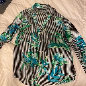 Long sleeve Ralph Lauren satin top